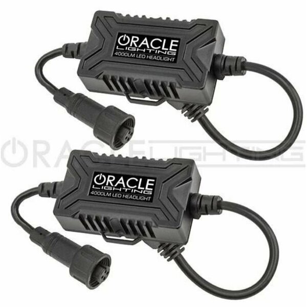 Oracle Light 9006 LED Set Of 2 With 2 Connectors 2 Compact LED Drivers 5240-001